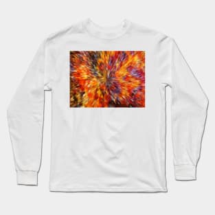 Color explosion red Long Sleeve T-Shirt